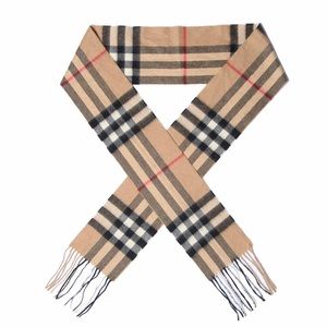100% Cashmere Burberry Scarf